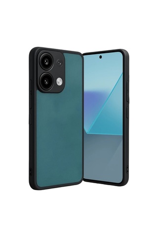 Mey İthalat Redmi Note 13 Pro 4g Kılıf Aras Deri Kapak - Açık Yeşil Diğer