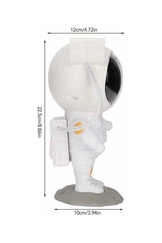 Mey İthalat Projeksiyon Astronot Lamba Speaker Sevimli Astronot Bluetooth Hoparlör