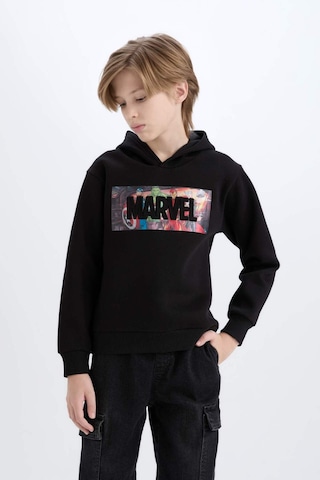 DeFacto Erkek Çocuk Marvel Avengers Kapüşonlu Kalın Sweatshirt D6736A824WNBK81