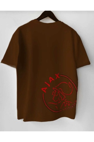 Noıssey Kahverengi Ajax Baskılı Oversize Unisex