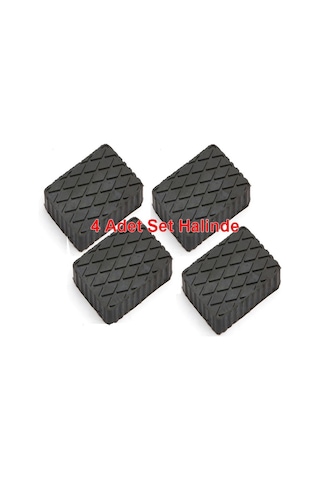 Kauçuk Lift Takozu 160X120 Yükseklik 40Mm 4 Adet
