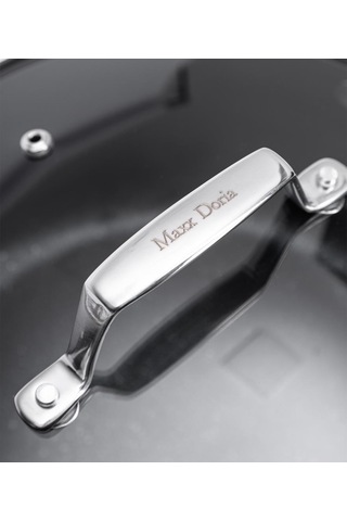 Maxx Doria Thor 28 Cm Kısa Tencere Pa3037 Siyah