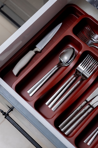 Snippy Spony Çift Taraflı Uzayabilen Ayarlanabilir Kaşıklık Bordo