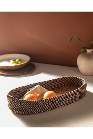 Madame Coco Alsace Büyük Sepet Naturel - Siyah