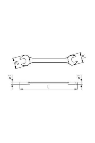 İzeltaş İki Ağız Anahtar Uzun Boy 10x11 Mm N11.26157