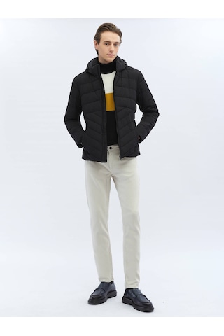 Siyah Dokuma Mont 398191 Siyah