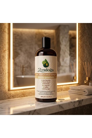 Yoğun Biotin & Kafein Kompleks Dökülme Karşıtı Şampuan - Doğal, Sülfatsız & Tuzsuz 400 Ml