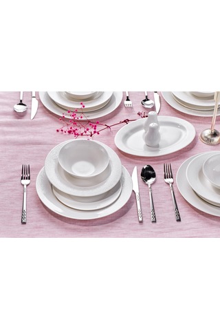 Taç Eliza Koen 53 Parça 12 Kişilik Yemek Takımı