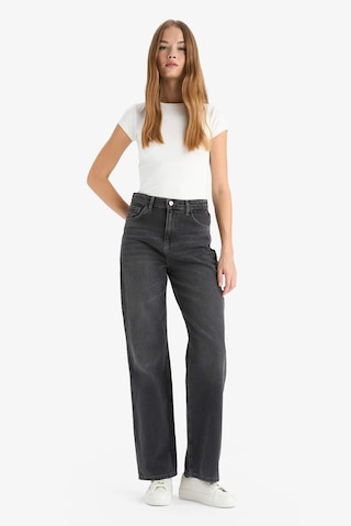 Defacto 90s Wide Leg Yüksek Bel Uzun Jean Pantolon F2943ax25wnnm36 Antrasit