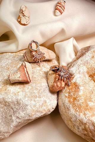 Taşlı Xuping Luxury Tasarım Kadın Stainless Steel Küpe Rose Gold