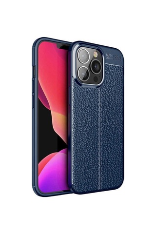 Apple Uyumlu iPhone 13 Pro Max Kılıf Zore Niss Silikon Kapak Lacivert