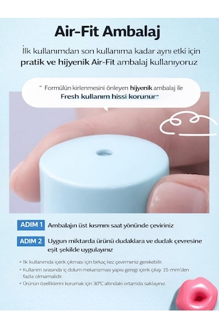 Angel Aqua Moisture Plumping Lipcerin Nemlendirici Dolgunlaştırıcı Dudak Balmı 15 Ml