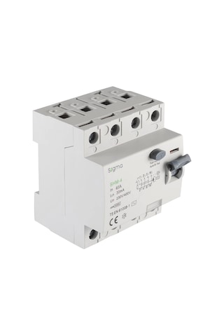 Sigma 4x40a 30ma 6ka Ac Tip Trifaze Kaçak Akım Koruma Rolesi