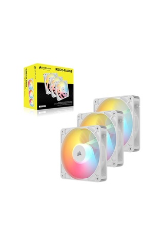 Corsaır Rs Serisi Rs120 Reverse Argb Beyaz 120mm Pwm 3'lü Fan Kiti-co-9050197-ww