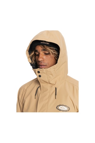 Quıksılver Quiksilver Erkek Snowboard Ceketi In The Hood Kahverengi Cld0 Bej