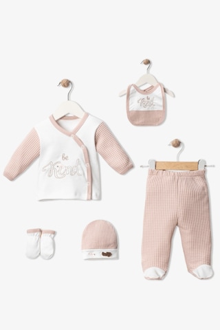 Baby Turp 5 Li Be Kind Lüx Zıbın Set 1-3 Ay Uni Kahverengi