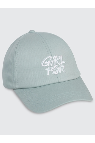 Civil Girls Power 6-9 Yaş Çocuk Kız Kep Şapka Mint Yeşili