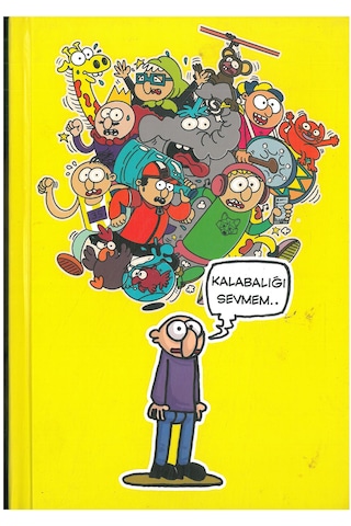 Paklon Tasarım Defter 80 Yap. Kareli Kalabalık A5 14x21 Çok Renkl