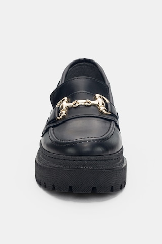 Darian Tokalı Bayan Loafer Ayakkabı- Siyah
