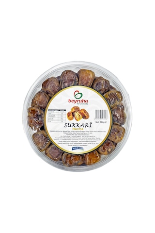 Beyruha Sukkari Taze Yaş Hurma 500 G