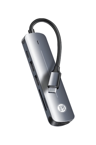 JEYI Type-C to 6in1 HUB Dönüştürücü Çevirici Adaptör