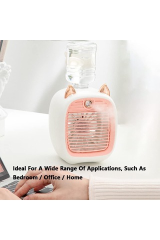 Jialan 3 Hız Taşınabilir Soğutucu Fan Mavi, 190 Ml Evaporatif