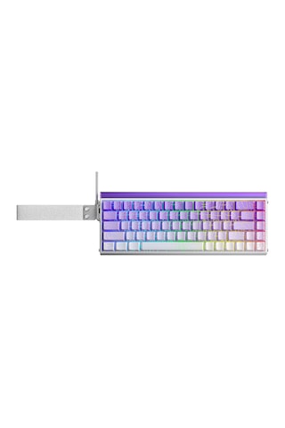 Aula Hero 68 He Manyetik Klavye Rapid Trigger Dragon King Switch 8000hz Rgb Neon Tkl Hot Swap Oyuncu Klavyesi Mor