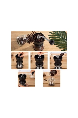 EPİNOX KALİTELİ CAM KAHVE DEĞİRMENİ (KD-01)