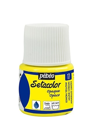 Pebeo Setacolor Opak Kumaş Boyası 17 Lemon  Yellow