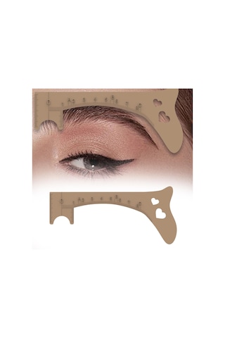 Dolıty Tanımlanmış Kaş Için Eyeliner Şablonu Kahverengi Kahverengi