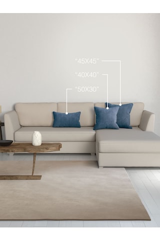 Br Perle Home Daily Series Derin Mavi Rengi Kırlent Yastık Kılıfı Derin Mavi