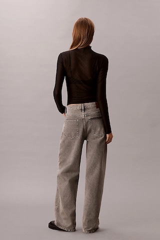 Calvin Klein Geniş Paça Grey Sterling Kadın Gri Jeans Lv047d834g-0sl Gri