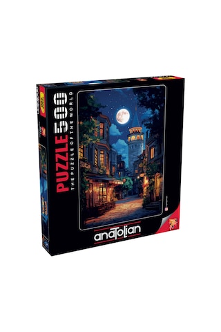 Anatolian 500 Parçalık Puzzle - Dolunayda Galata 3643