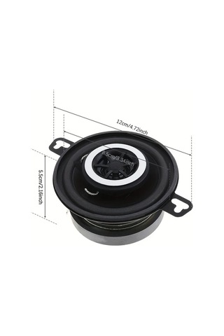 Xuweiwei 2 Adet 3 5 Inç 12v 30w Evrensel Araba Korna Çoğu Araç İçin Tam Frekans Koaksiyel Tip