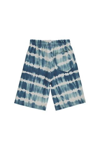 Civil Boys Batik Desenli 6-9 Yaş Şort - Yeşil Petrol