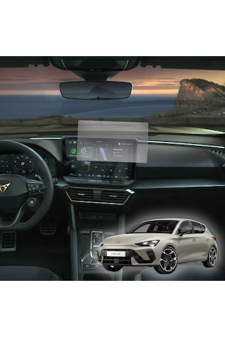 Cupra Leon Multimedya Paneli Uyumlu Nano Cam Ekran Koruyucu