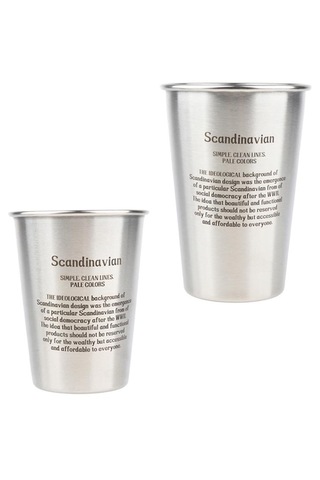 Homyl Bar Bira İçme Gümüş Için Paslanmaz Çelik 350ml Gümüş