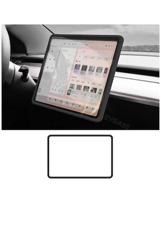 Tesla Model Y Juniper İçin Uyumlu Silikon Ekran Koruyucu Çerçeve Siyah 1 Siyah Silikon Tesla Model Y Juniper İçin Uyumlu Silikon Ekran Koruyucu Çerçeve Siyah 1 Siyah Silikon