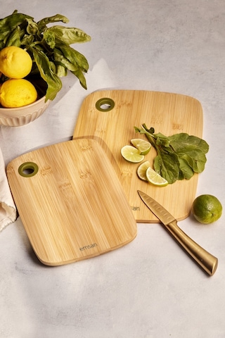 Emsan Bambu Luna 2'li Kesme Tahtası