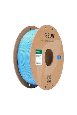Esun Açık Mavi Pla Basic Filament 1.75mm 1kg Esun Açık Mavi Pla Basic Filament 1.75mm 1kg