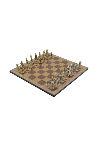 Gifthome Metal Satranç Takımı-seti orta ingiliz parlak rustik Cev