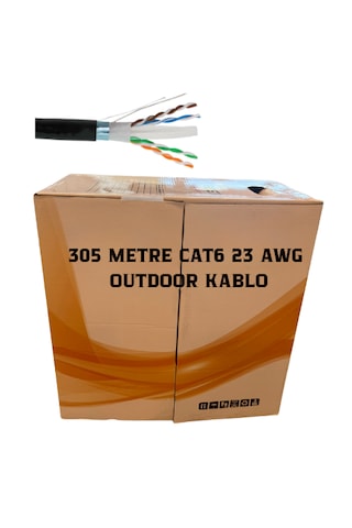 Cat6 İnternet Kablosu 305 M Dış Mekan Outdoor