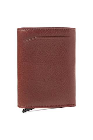Kahve Cüzdan & Kartlık Unisex 752 Grande Deri Cüzdan Kartlık kahverengi