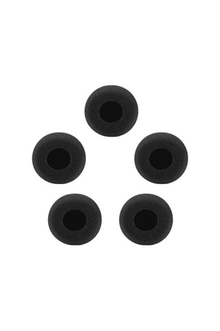 Samdoo 5 Adet Siyah Mikrofon Köpük Koruması D Tipi Yükseklik 40mm, Dış Çap 40mm, İç Çap 14mm Ses Kalitesini Artırır, Ortam Gürültüsünü Azaltır