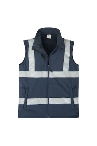 İşmont Class Softshell Reflektörlü Yelek Lacivert