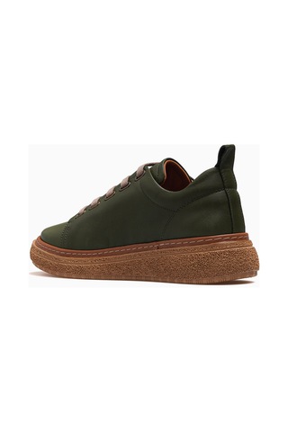 Mammamia Kadın Deri Günlük Sneaker Ayakkabı 26y D26ya-7750 Haki Haki