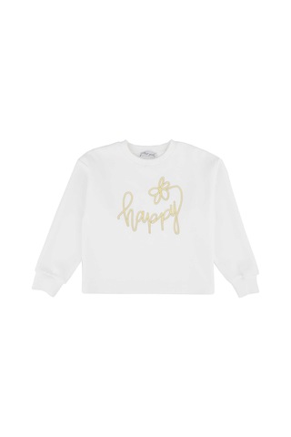 Bestkids Kız Çocuk Yazı İşlemeli Sweatshirt 2-6 Yaş 001