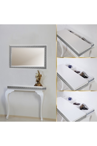 Decorotti-Ferro A3-2Gizli Sistem Dresuar Ayna Beyaz