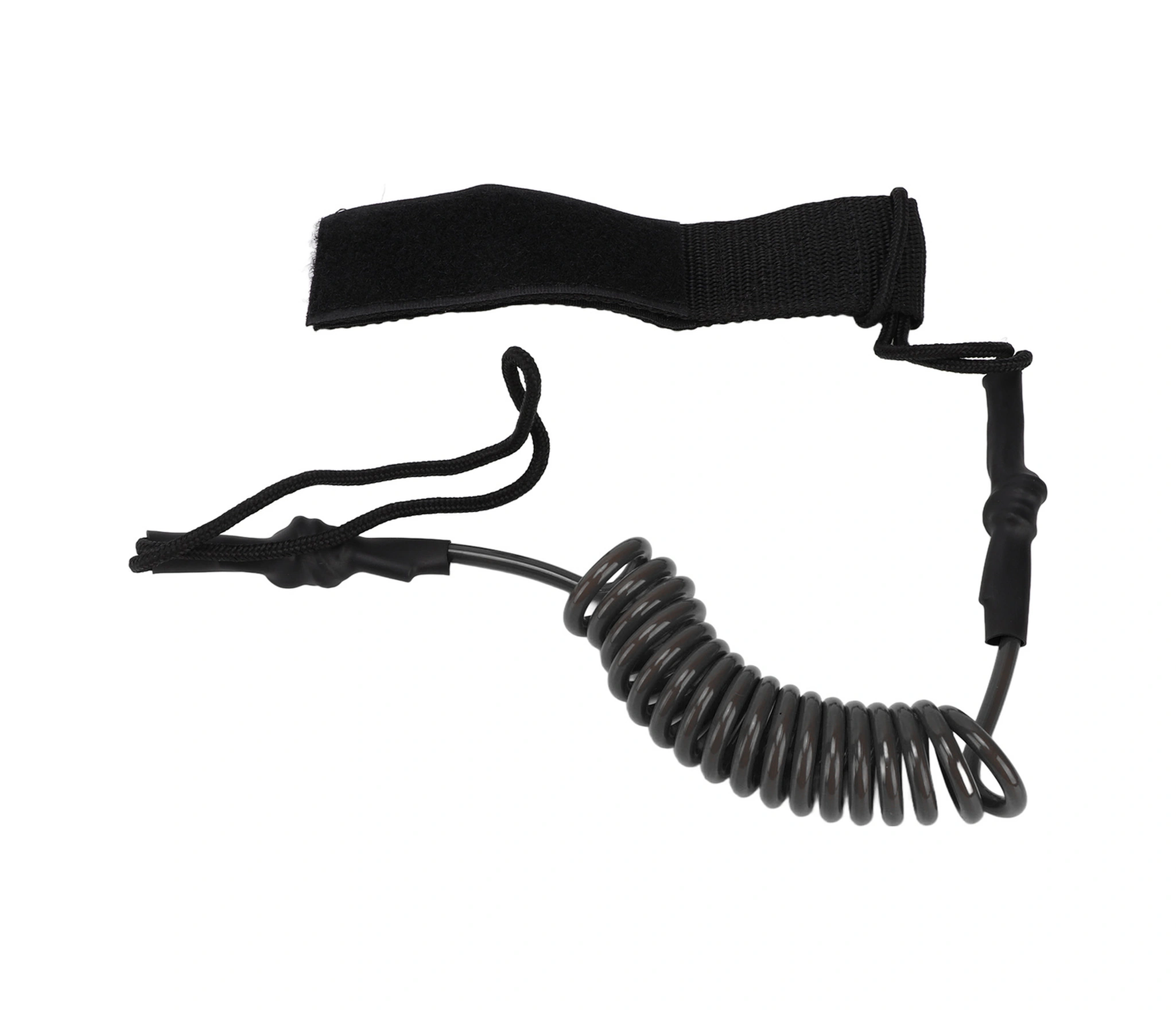 Vkemall Tpu Kayak Kayık Çubuk Güvenlik Kordonu: Dalgalar Tahtası İçin Kayıp Engelleme, Esnek Yaylı, Halka Kanca Ve Ayarlanabilir, Siyah