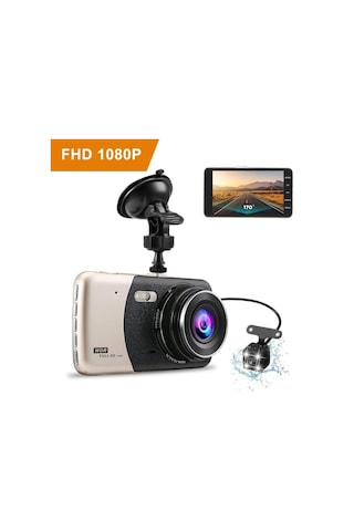 Samdoo Araç Kamerası 1080p Full Hd Gece Görüşlü Geniş Açı Dvr Kayıt Cihazı Hareket Algılama Ve Park Modu